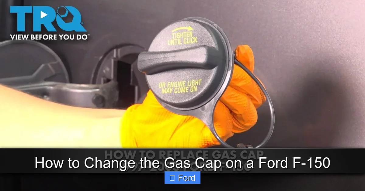 How to Change the Gas Cap on a Ford F-150