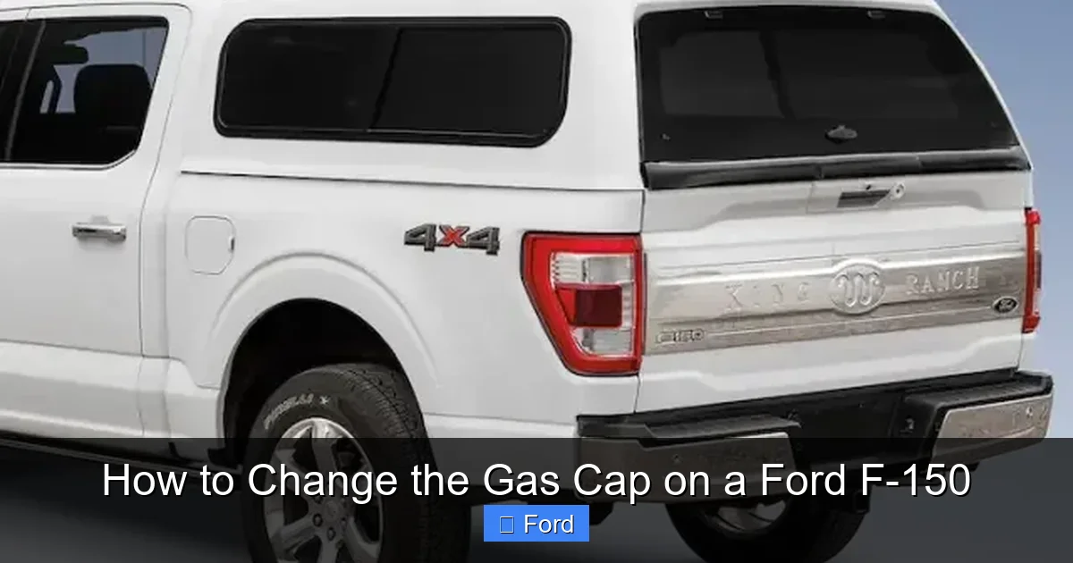 How to Change the Gas Cap on a Ford F-150