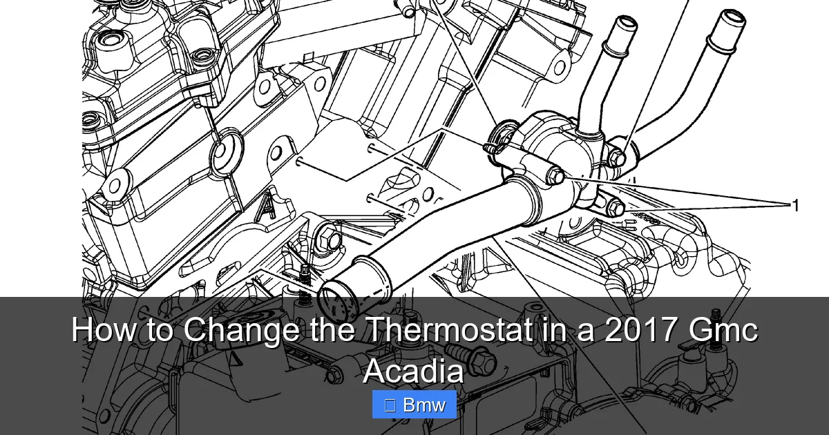 How to Change the Thermostat in a 2017 Gmc Acadia