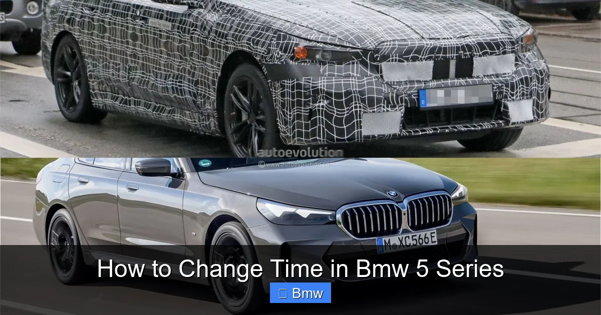 How to Change Time in Bmw 5 Series