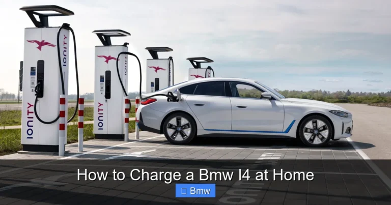 How to Charge a Bmw I4 at Home
