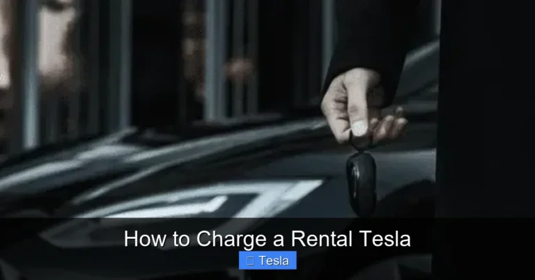 How to Charge a Rental Tesla