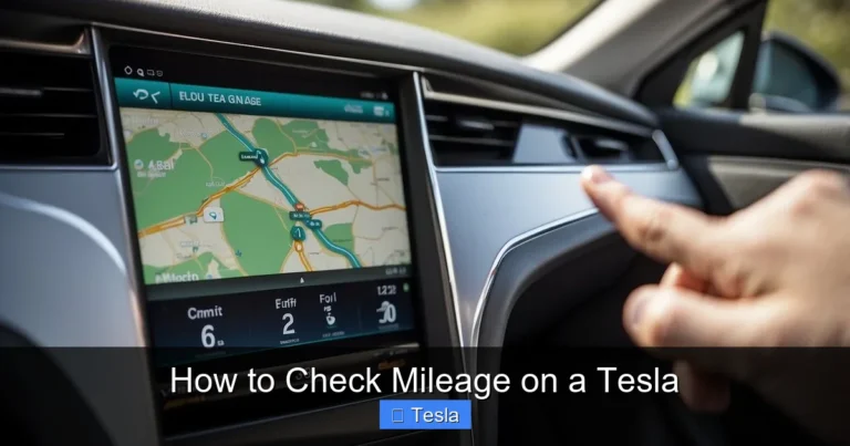 How to Check Mileage on a Tesla
