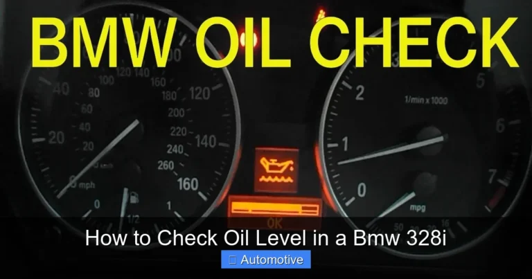 How to Check Oil Level in a Bmw 328i