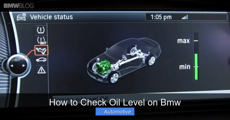 How to Check Oil Level on Bmw