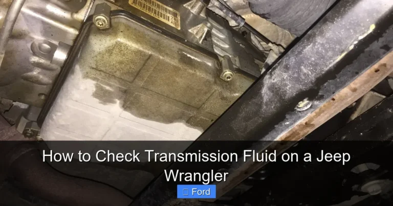 How to Check Transmission Fluid on a Jeep Wrangler