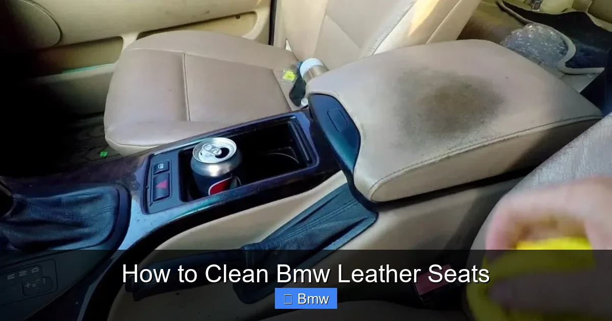 How to Clean Bmw Leather Seats
