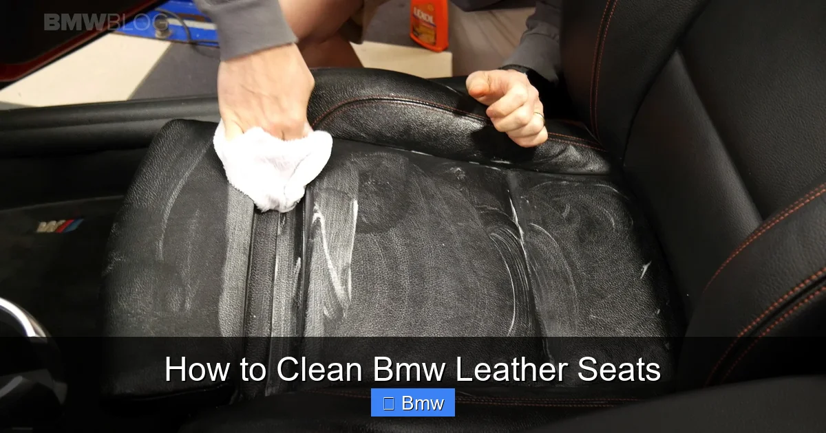 How to Clean Bmw Leather Seats