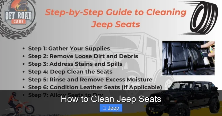 How to Clean Jeep Seats