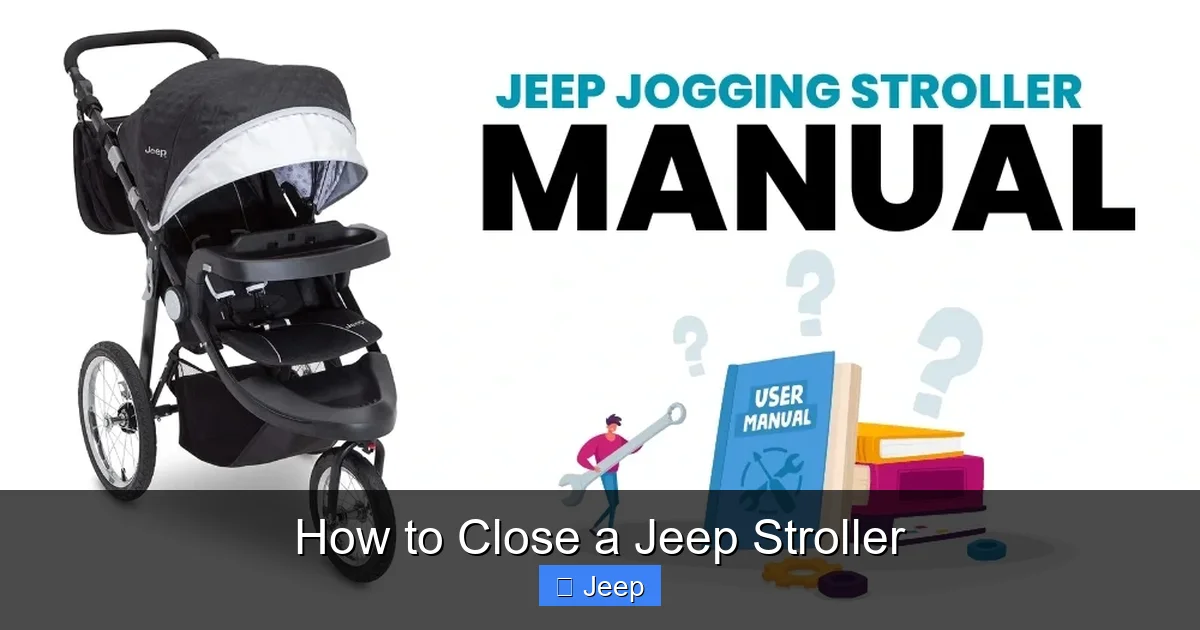 How to Close a Jeep Stroller