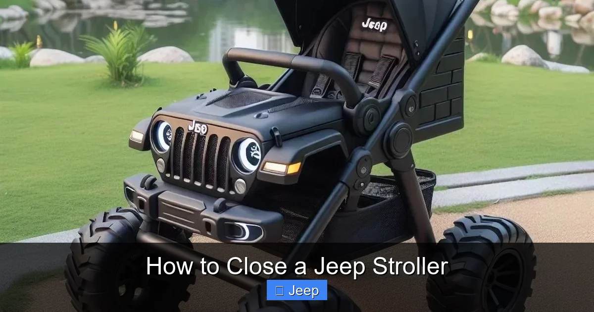 How to Close a Jeep Stroller