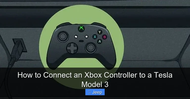 How to Connect an Xbox Controller to a Tesla Model 3