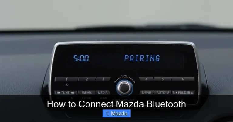 How to Connect Mazda Bluetooth
