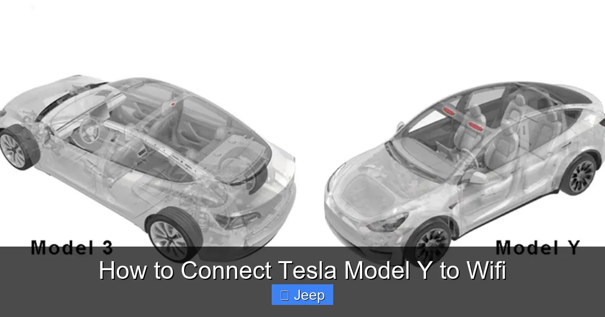 How to Connect Tesla Model Y to Wifi