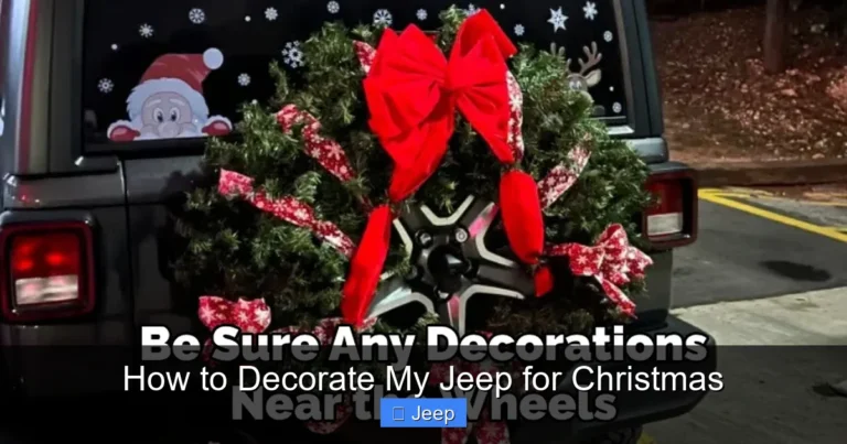 How to Decorate My Jeep for Christmas