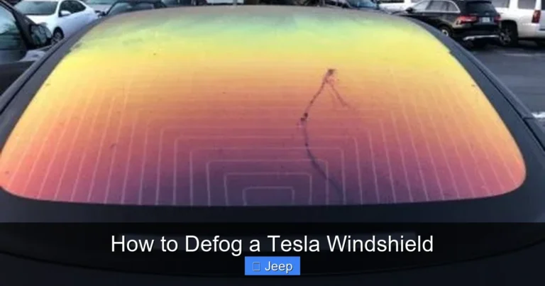 How to Defog a Tesla Windshield