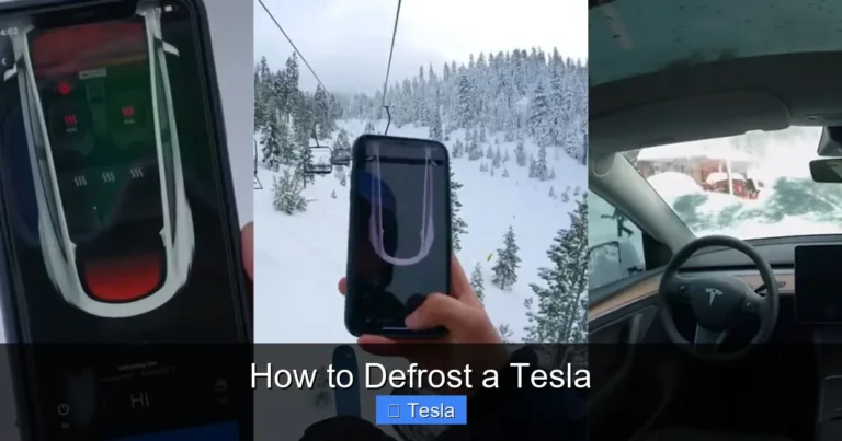 How to Defrost a Tesla