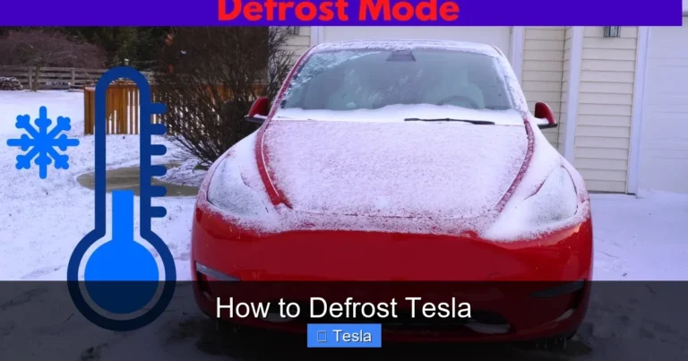 How to Defrost Tesla