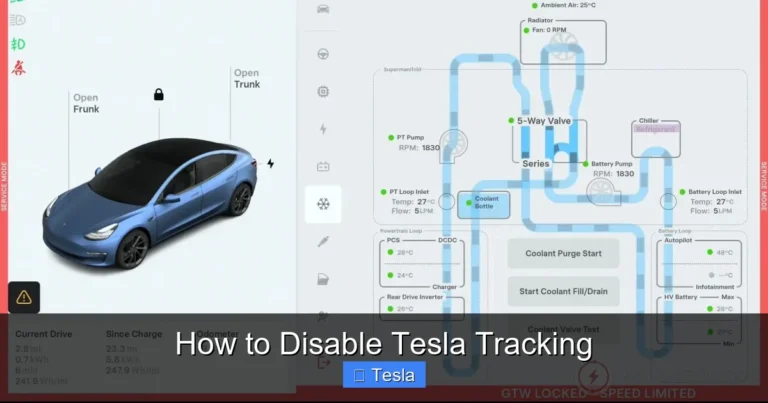How to Disable Tesla Tracking