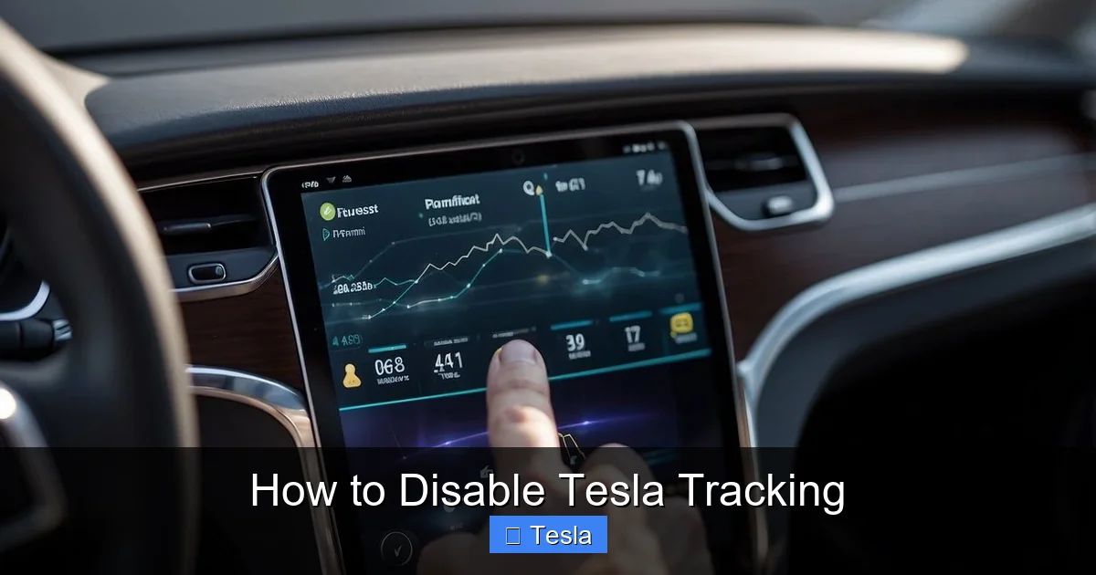 How to Disable Tesla Tracking