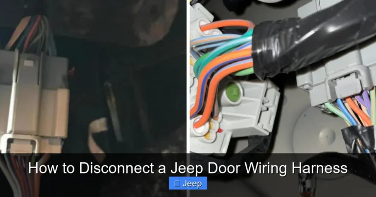 How to Disconnect a Jeep Door Wiring Harness