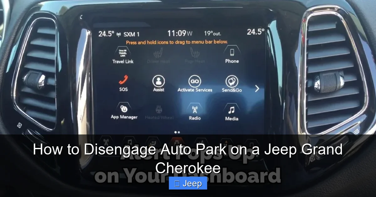 How to Disengage Auto Park on a Jeep Grand Cherokee