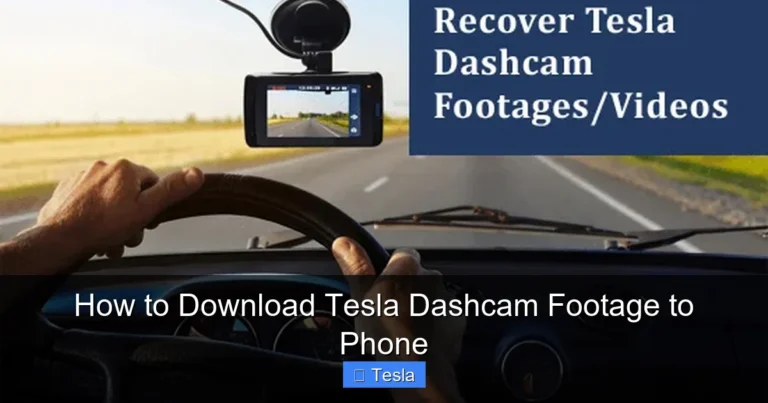 How to Download Tesla Dashcam Footage to Phone