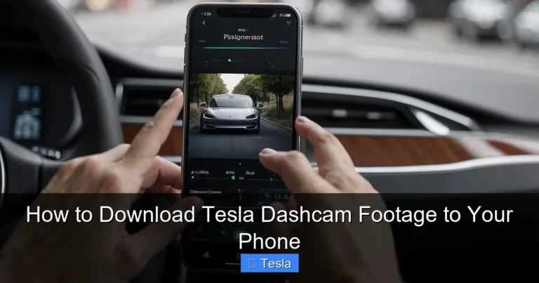 How to Download Tesla Dashcam Footage to Your Phone