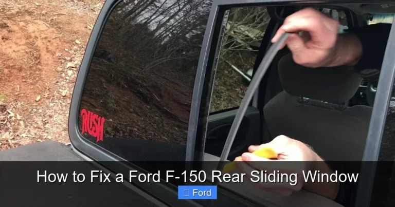 How to Fix a Ford F-150 Rear Sliding Window