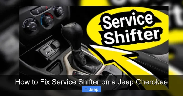 How to Fix Service Shifter on a Jeep Cherokee
