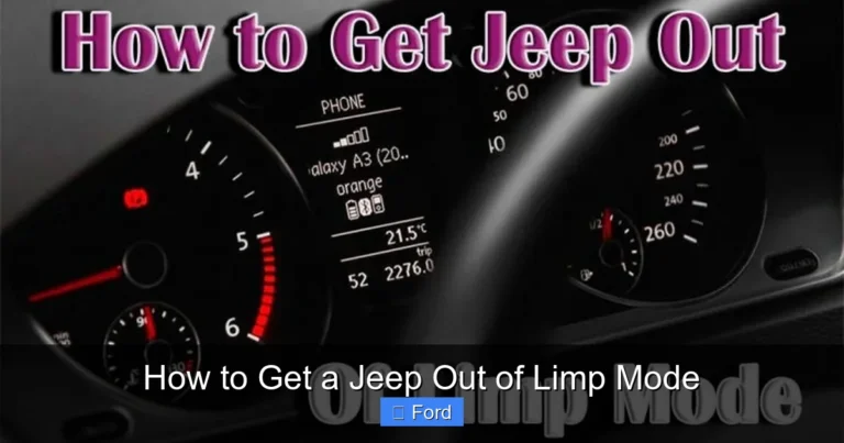 How to Get a Jeep Out of Limp Mode