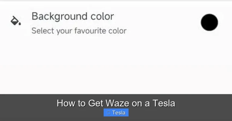 How to Get Waze on a Tesla