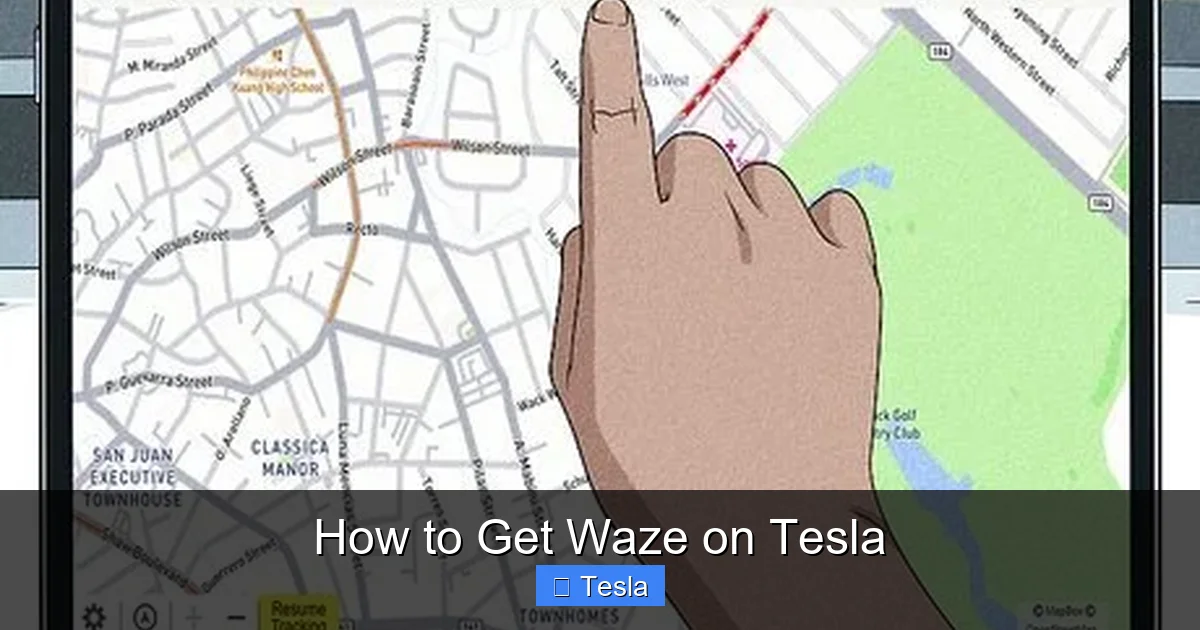 How to Get Waze on Tesla