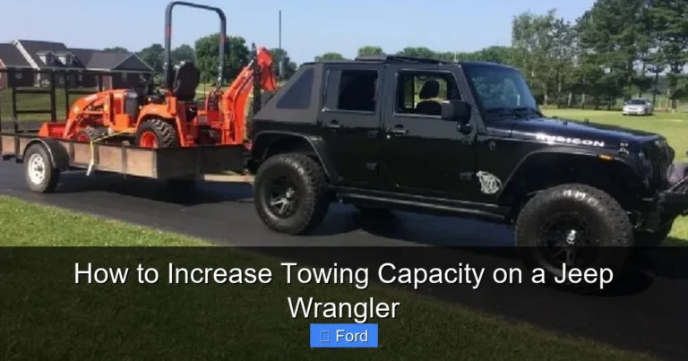 How to Increase Towing Capacity on a Jeep Wrangler