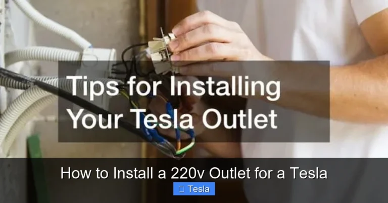 How to Install a 220v Outlet for a Tesla