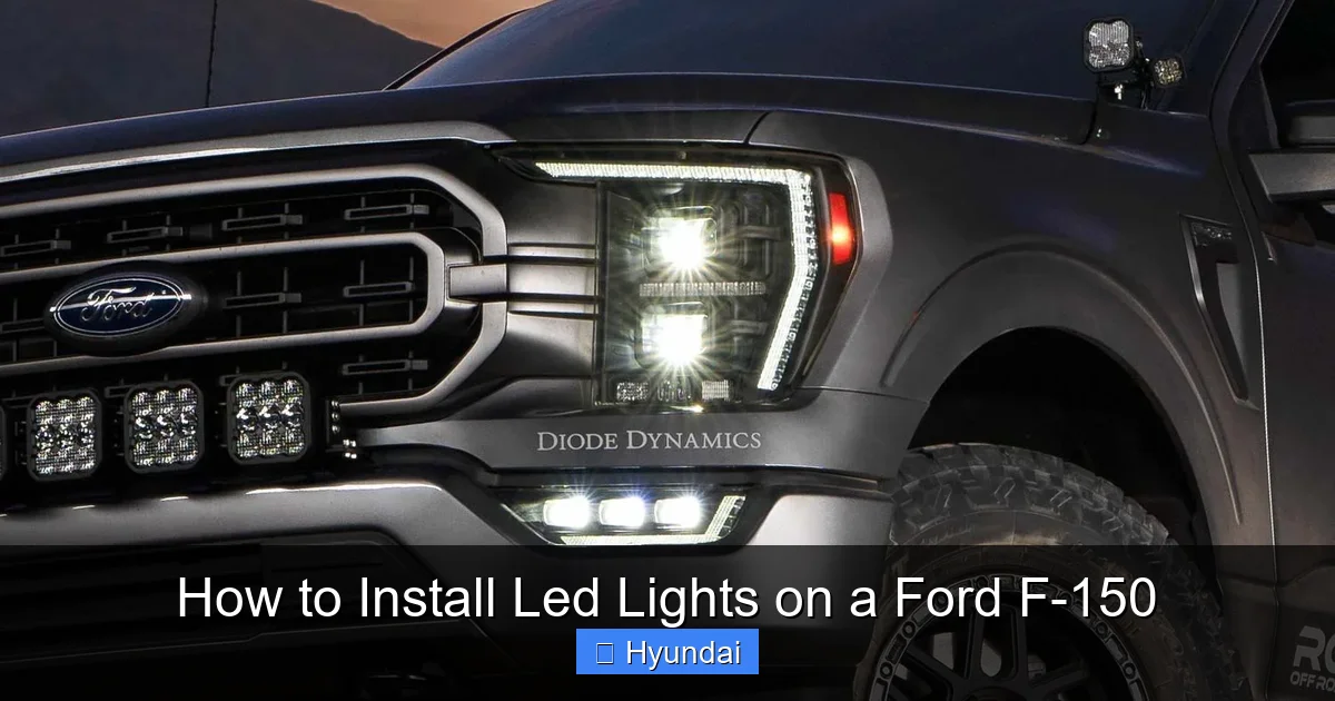 How to Install Led Lights on a Ford F-150