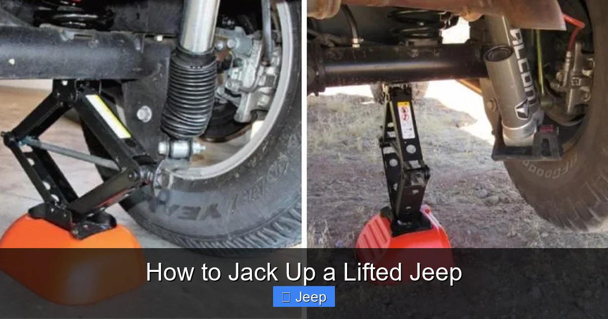 How to Jack Up a Lifted Jeep