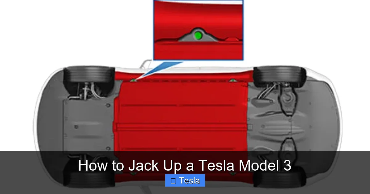 How to Jack Up a Tesla Model 3