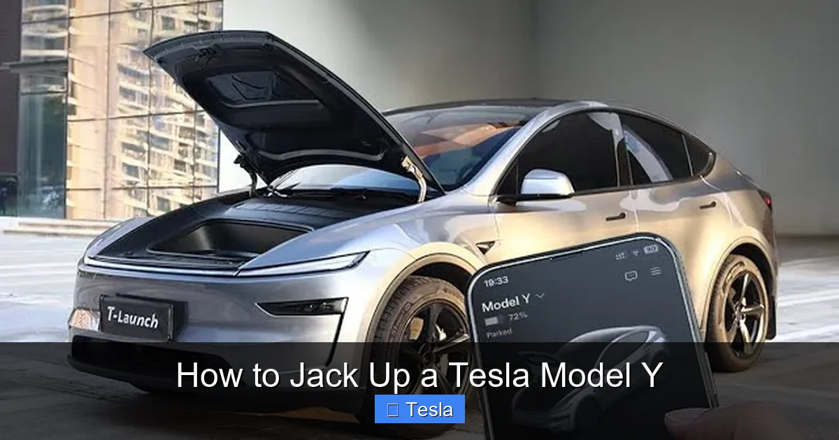 How to Jack Up a Tesla Model Y
