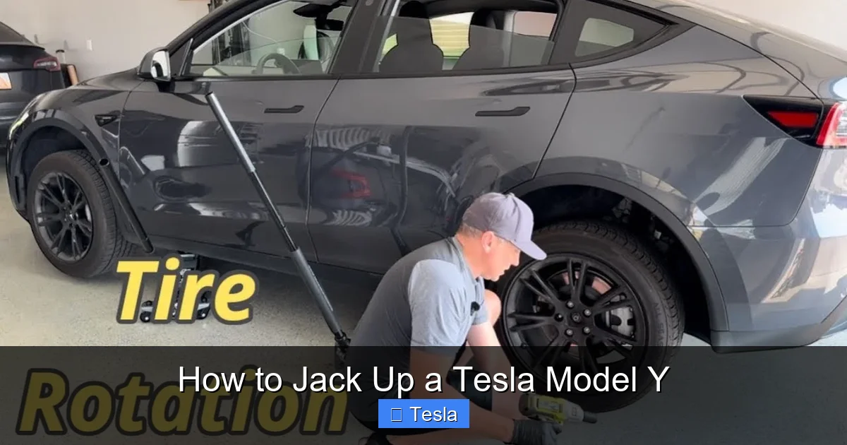 How to Jack Up a Tesla Model Y