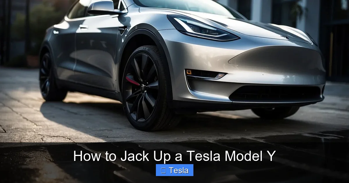 How to Jack Up a Tesla Model Y