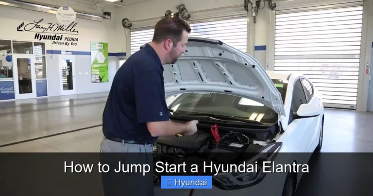How to Jump Start a Hyundai Elantra