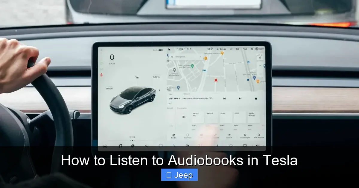 How to Listen to Audiobooks in Tesla