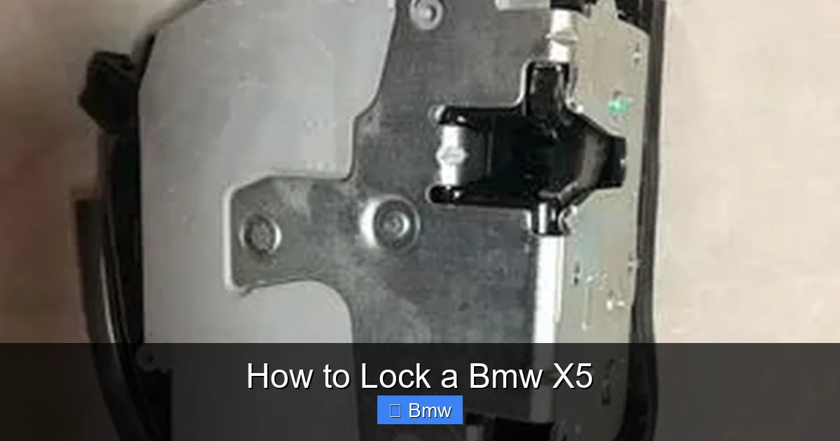 How to Lock a Bmw X5