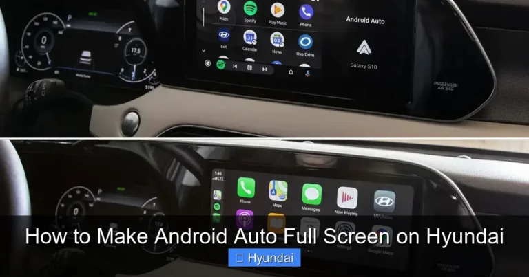 How to Make Android Auto Full Screen on Hyundai