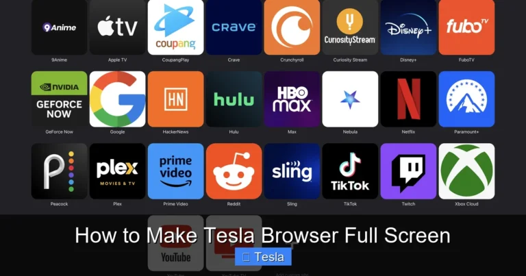 How to Make Tesla Browser Full Screen