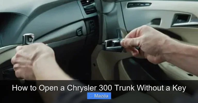 How to Open a Chrysler 300 Trunk Without a Key