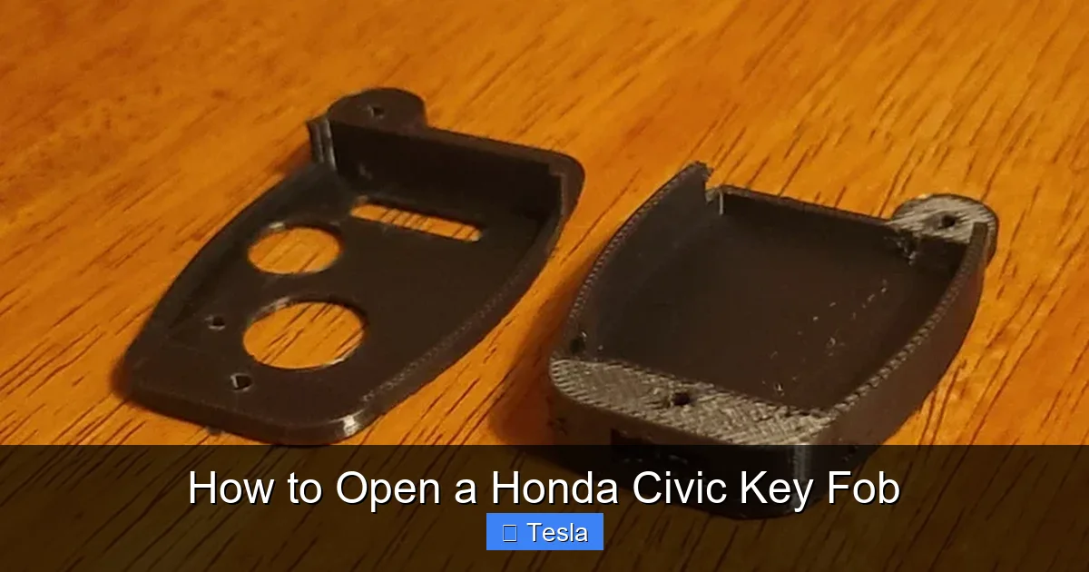 How to Open a Honda Civic Key Fob