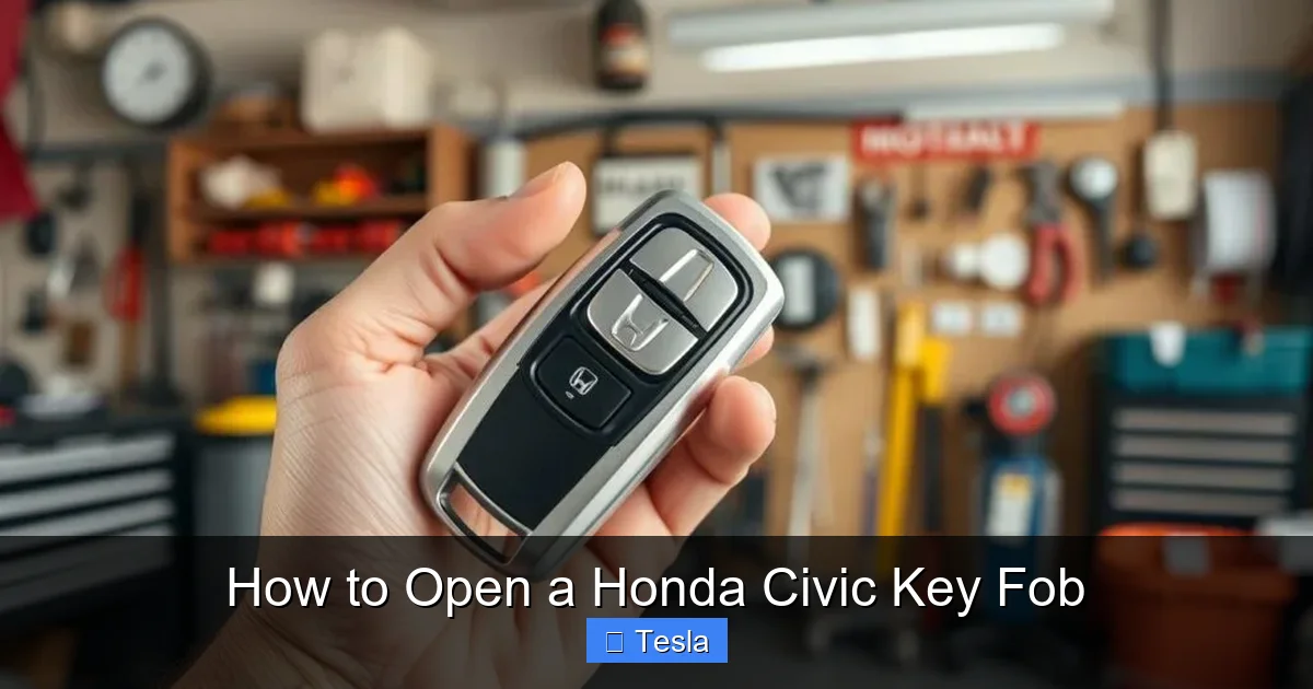How to Open a Honda Civic Key Fob