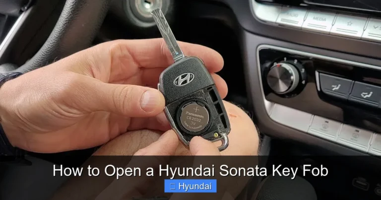 How to Open a Hyundai Sonata Key Fob